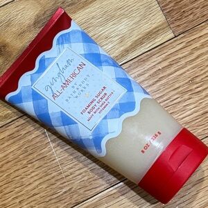 Bath & Body Works All American Foaming Sugar Body Scrub-Red and Blue